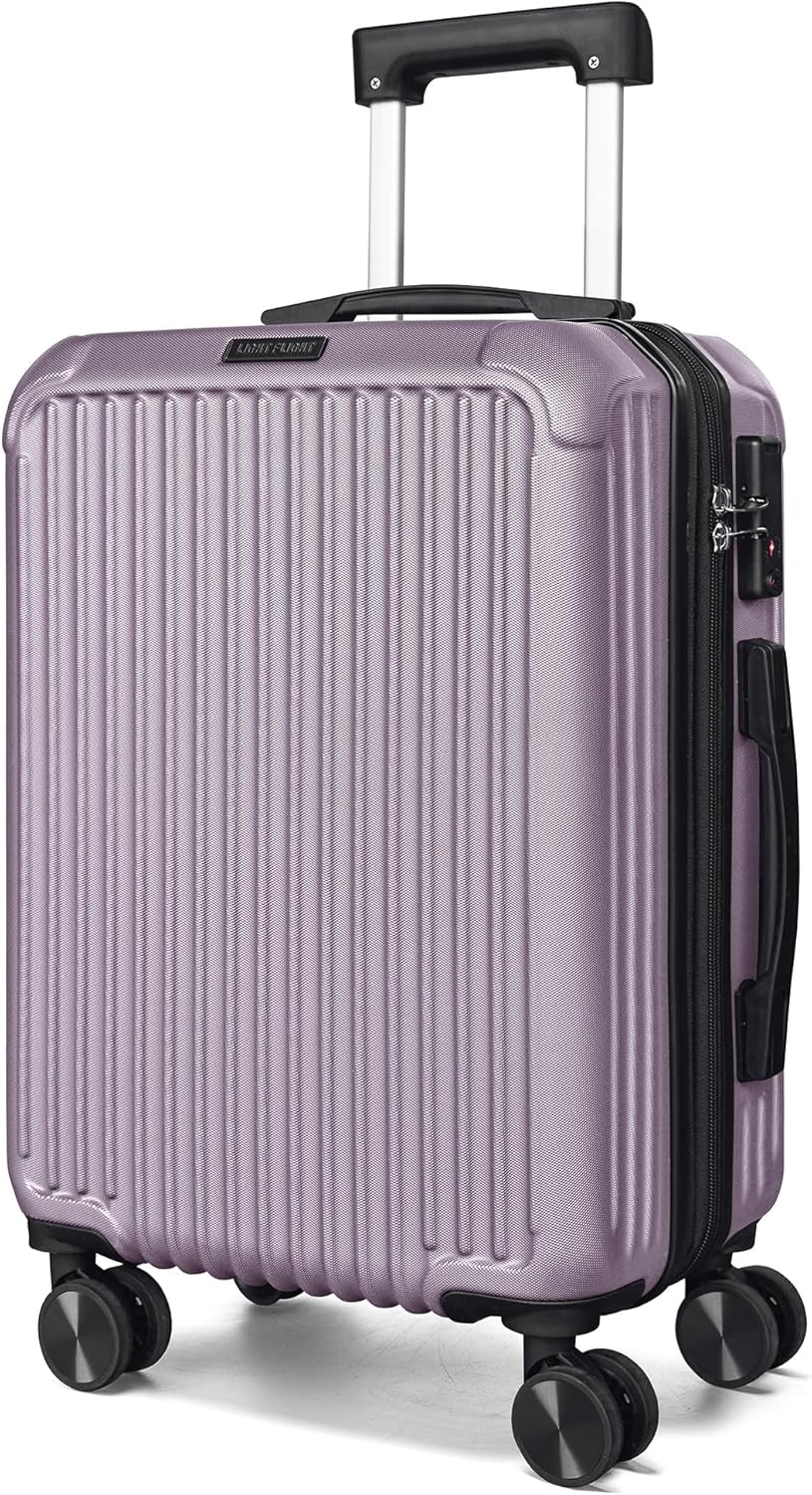 Carry On Luggage 22x14x9 Airline Approved, Dark Green | Airline Approved, Hard Shell with Wheels, Expandable Hardside, Lightweight, TSA Lock