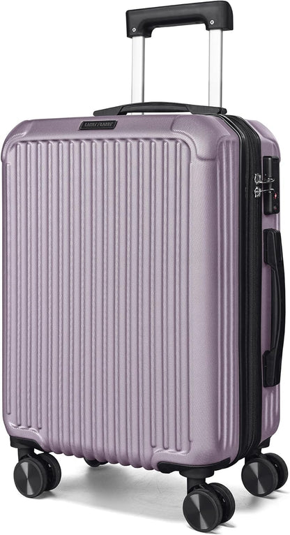 Carry On Luggage 22x14x9 Airline Approved, Dark Green | Airline Approved, Hard Shell with Wheels, Expandable Hardside, Lightweight, TSA Lock