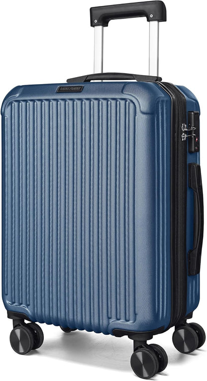 Carry On Luggage 22x14x9 Airline Approved, Dark Green | Airline Approved, Hard Shell with Wheels, Expandable Hardside, Lightweight, TSA Lock
