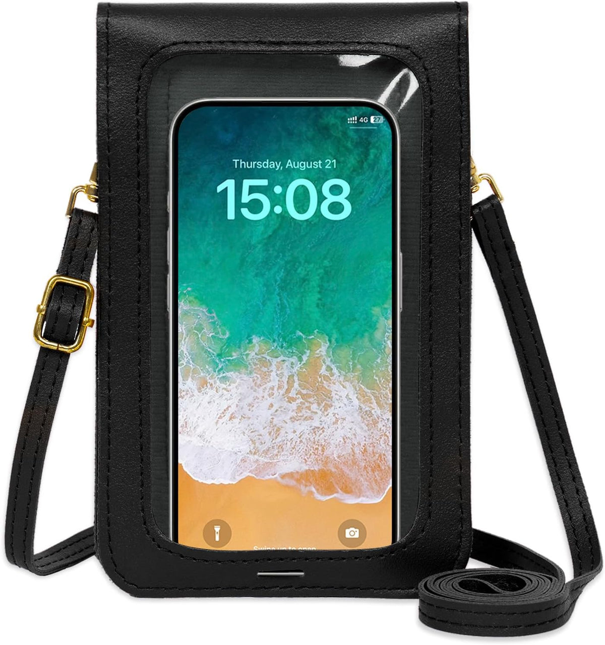 Small Crossbody Bags for Women, Leather Cell Phone Purse with Adjustable Strap, Handbags Bag for Travel Shopping