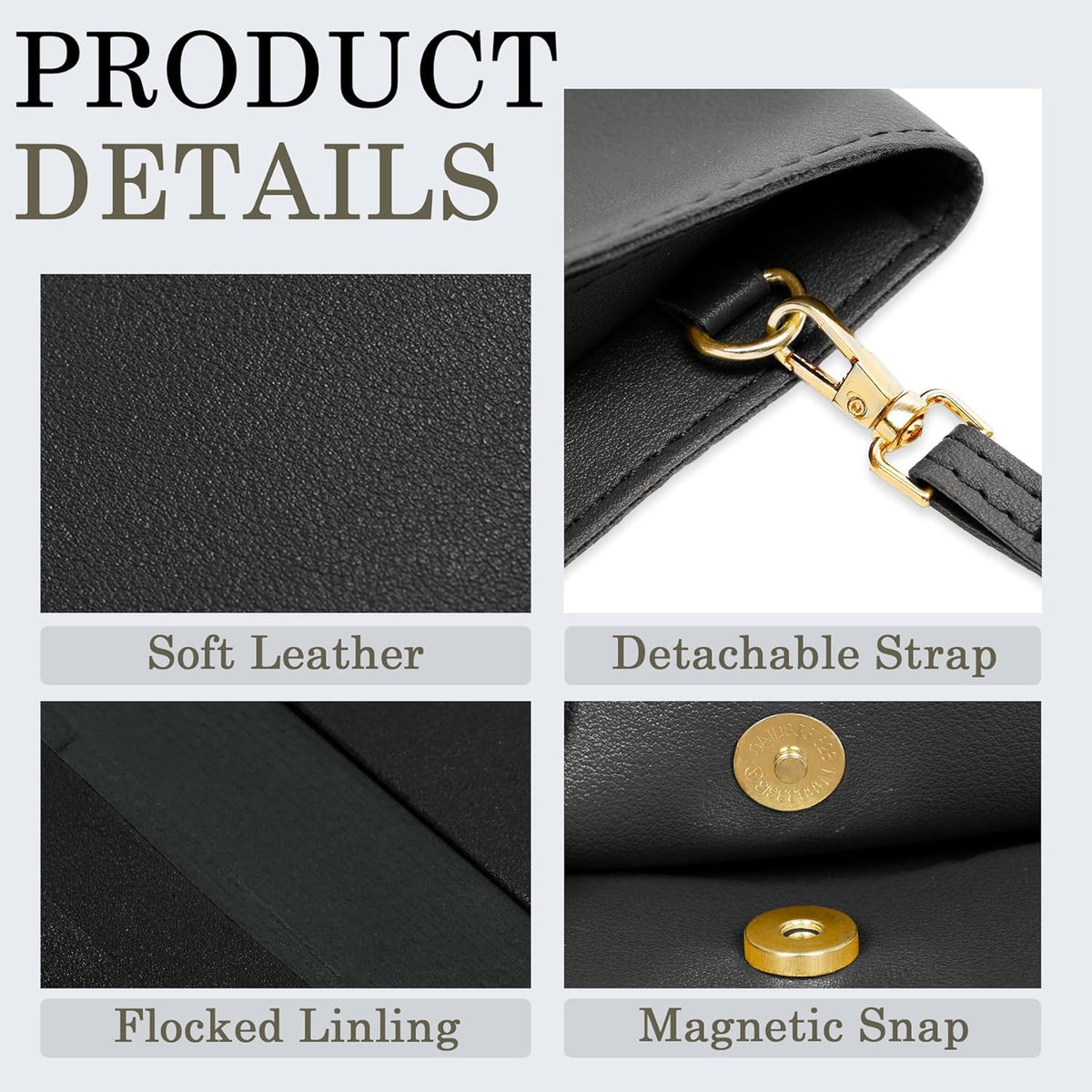 Small Crossbody Bags for Women, Leather Cell Phone Purse with Adjustable Strap, Handbags Bag for Travel Shopping