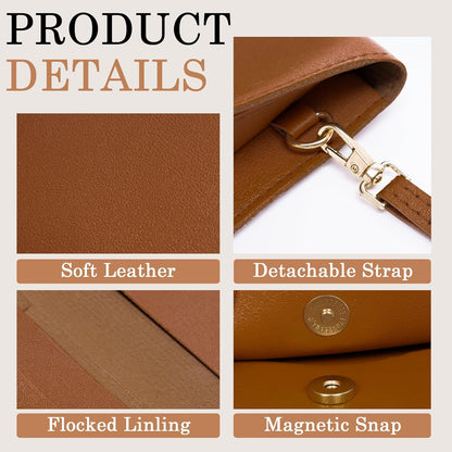 Small Crossbody Bags for Women, Leather Cell Phone Purse with Adjustable Strap, Handbags Bag for Travel Shopping