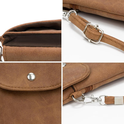 Small Crossbody Bags for Women, Leather Cell Phone Purse with Adjustable Strap, Handbags Bag for Travel Shopping