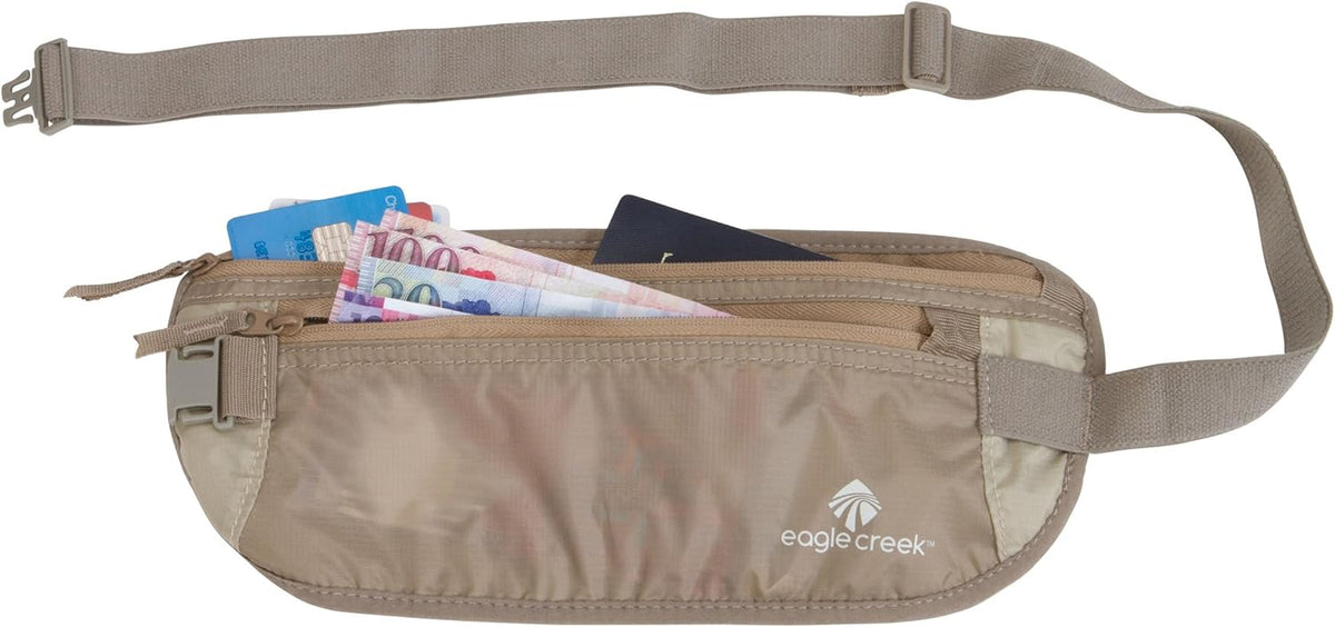 Undercover Hidden Pocket - Travel Money Belt for Men and Women, Khaki
