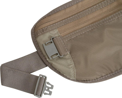 Undercover Hidden Pocket - Travel Money Belt for Men and Women, Khaki