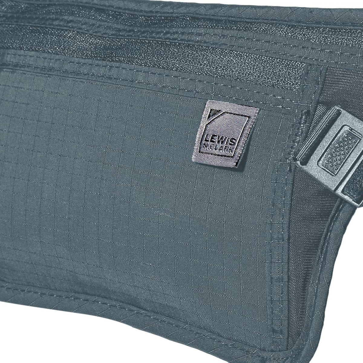 Travel Money Belt Pouch, Slim RFID Blocking Anti Theft Waist Stash Pouches for Cash, Cards and Passport Holder