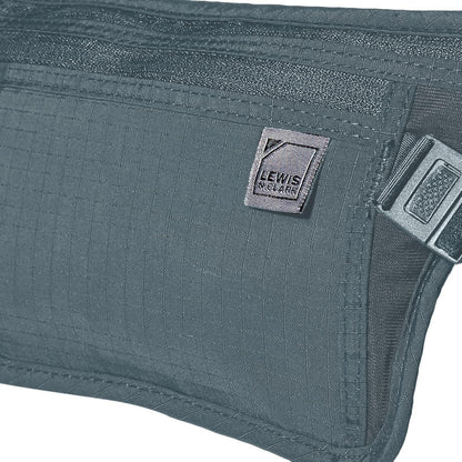Travel Money Belt Pouch, Slim RFID Blocking Anti Theft Waist Stash Pouches for Cash, Cards and Passport Holder