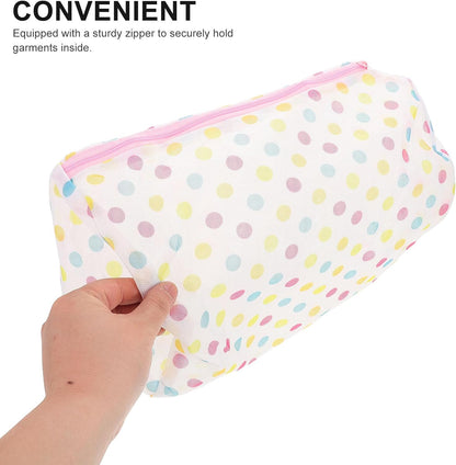 3pcs Mesh Garment Wash Bags with Zipper, Fine Mesh Laundry Bags for Sweaters, Underwear and Delicates, Protective Washing Machine Laundry Organizer Pouches for Clothing