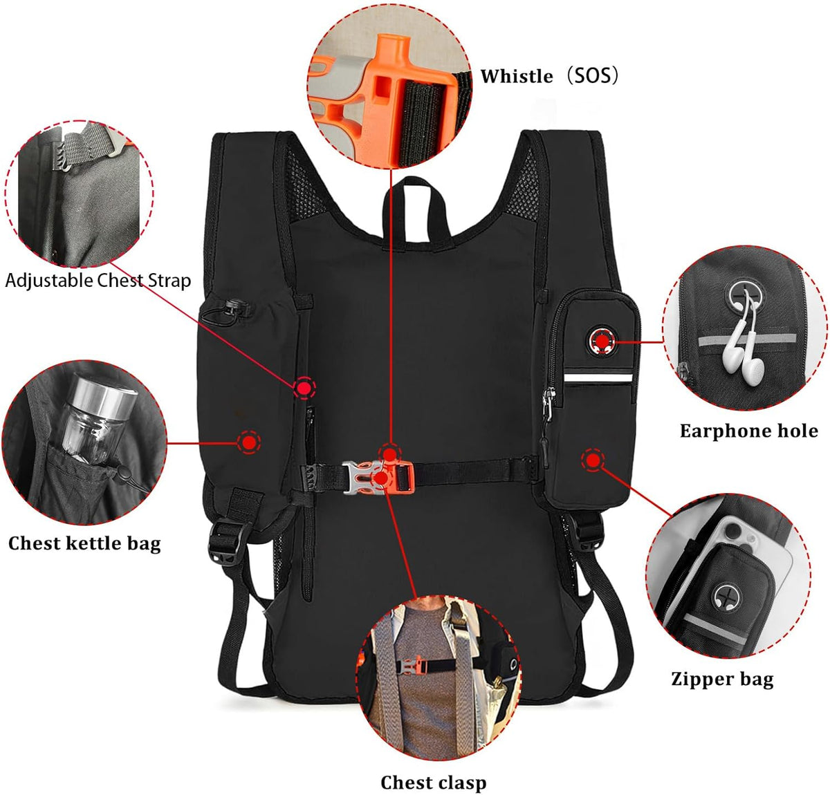 15L Small Hiking Backpack Foldable Ultralight Trekking Camping Outdoors Backpack for Women Men (beige)