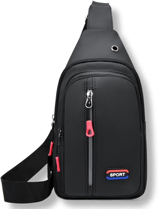 Shoulder Bag Waterproof Crossbody Travel Sling Chest Leisure Backpack