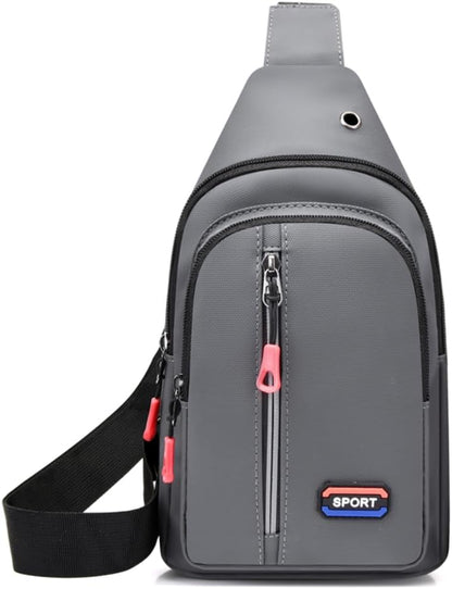 Shoulder Bag Waterproof Crossbody Travel Sling Chest Leisure Backpack