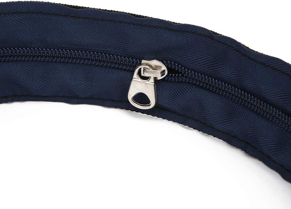 Anti Theft Money Belt with Zipper Pocket, Sports Waist Bag for Outdoor Activities, Concealed Wallet Belt for Running Travel Hiking, Secure Hidden Storage for Cash Cards Valuables (3CM)
