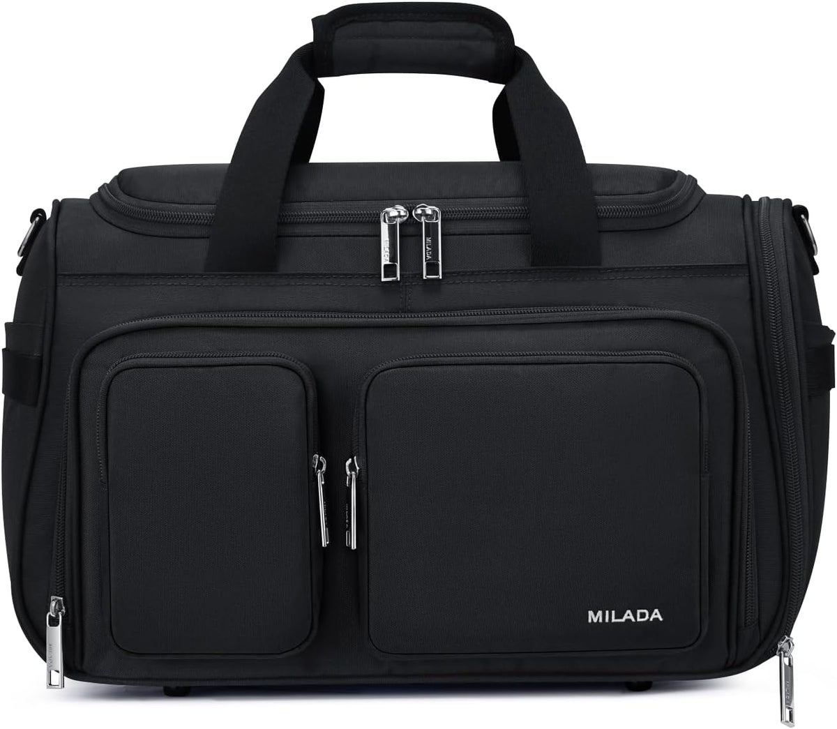 Underseat Carry On Luggage Bags for Travel Lightweight Foldable Carry On Bags for Airplanes Small Duffle Bag for Men Women TSA Approved Underseat Bag Travel Tote Bags, Black