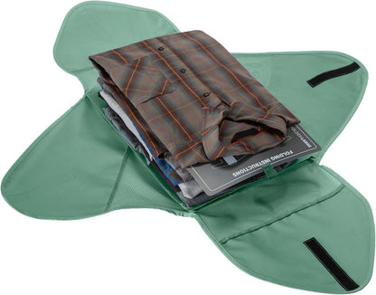 Pack-It Reveal Garment Folder - Travel Garment Bag with Compression Wings to Maximize Luggage Space - Convenient Top Handle - Quick Drying Material - Black - Large