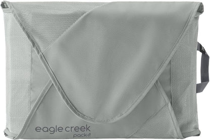 Pack-It Reveal Garment Folder - Travel Garment Bag with Compression Wings to Maximize Luggage Space - Convenient Top Handle - Quick Drying Material - Black - Large