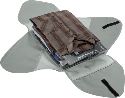 Pack-It Reveal Garment Folder - Travel Garment Bag with Compression Wings to Maximize Luggage Space - Convenient Top Handle - Quick Drying Material - Black - Large