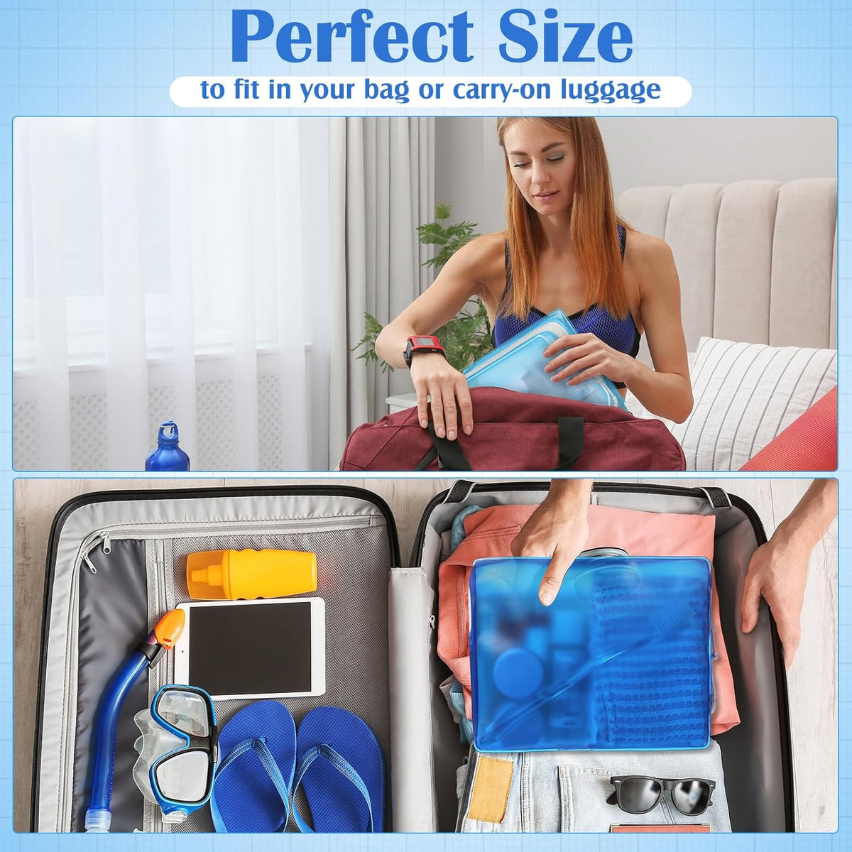 4 Pack TSA Approved Travel Toiletry Bags Frosted Translucent Leak-proof Cosmetic Makeup Bags for Women Men Travel Organizer Airport Security(Pastel,8.5 x 6.3 x 2.9 Inch)