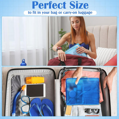 4 Pack TSA Approved Travel Toiletry Bags Frosted Translucent Leak-proof Cosmetic Makeup Bags for Women Men Travel Organizer Airport Security(Pastel,8.5 x 6.3 x 2.9 Inch)