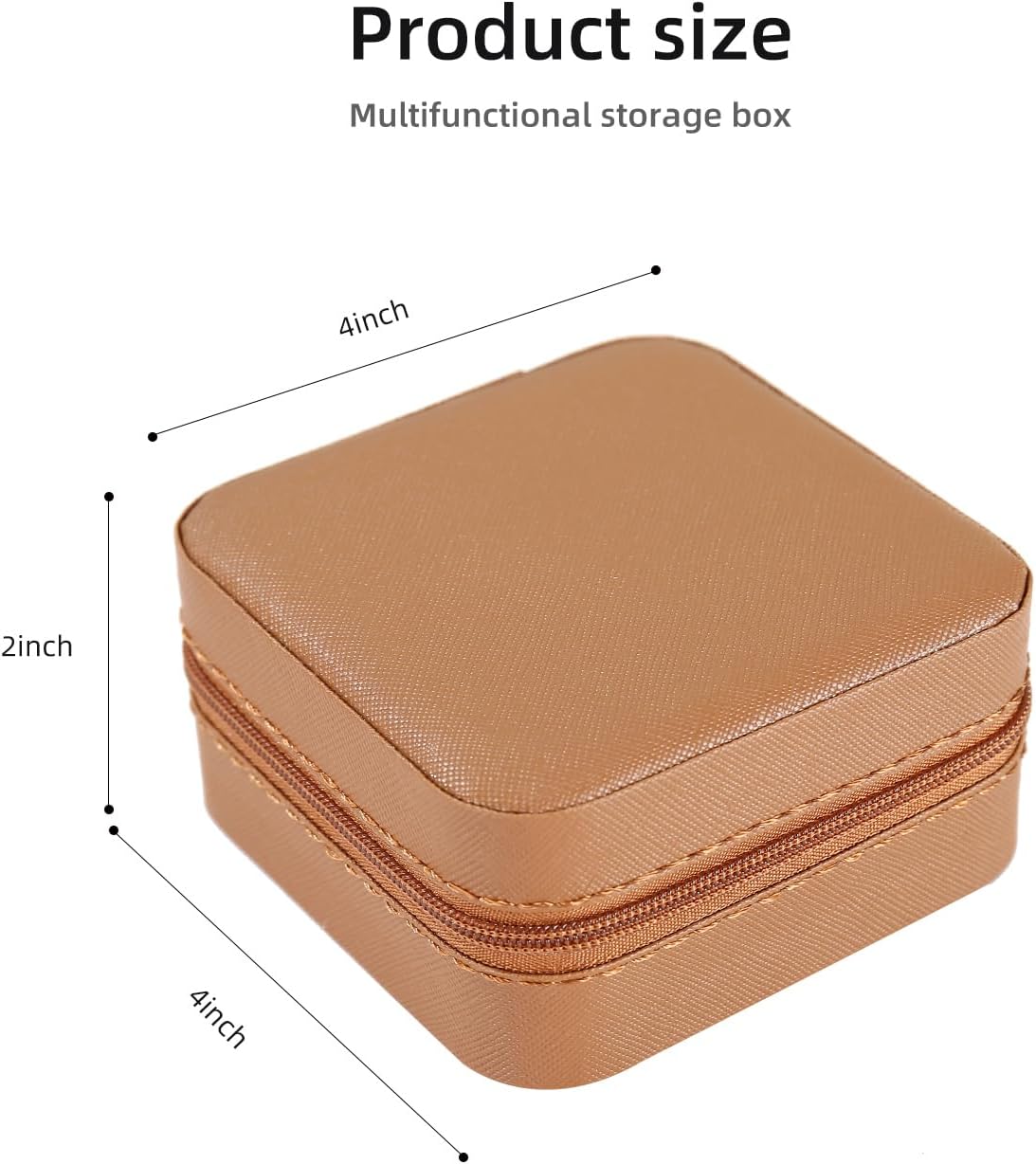 Travel jewelry case Travel jewelry box Travel Jewelry Organizer Small box Gift for Girls Women with Mirror(Green)