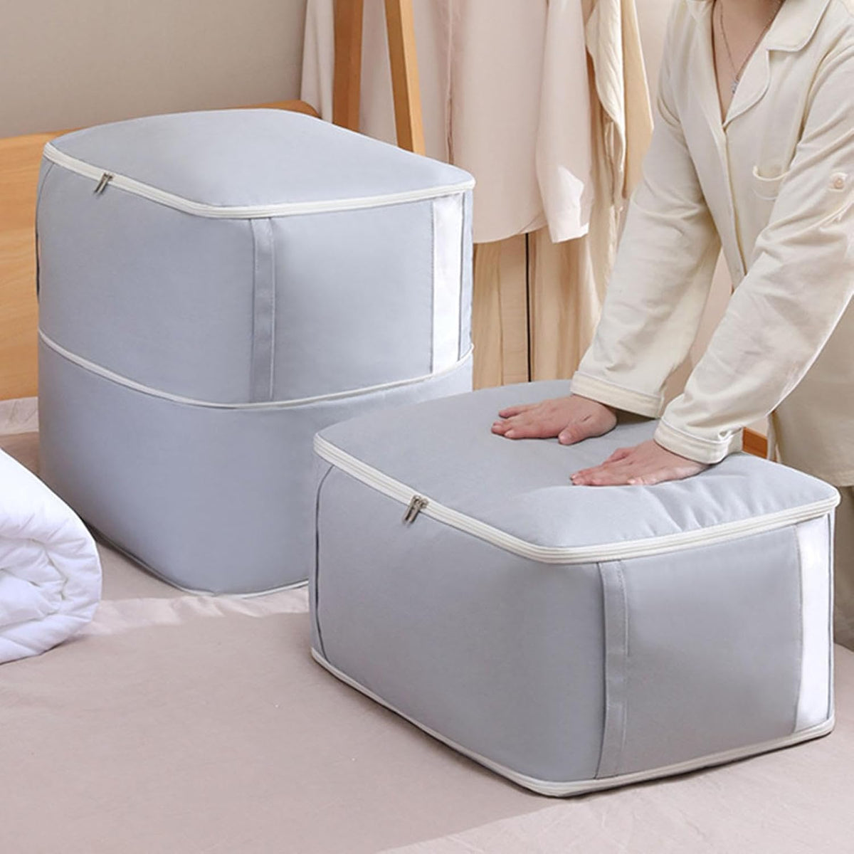 Packing Cubes for Travel | Compression Foldable Organizer Bags - Travel Multipurpose Packing Organizer, Luggage Storage Bags for Clothes, Blankets