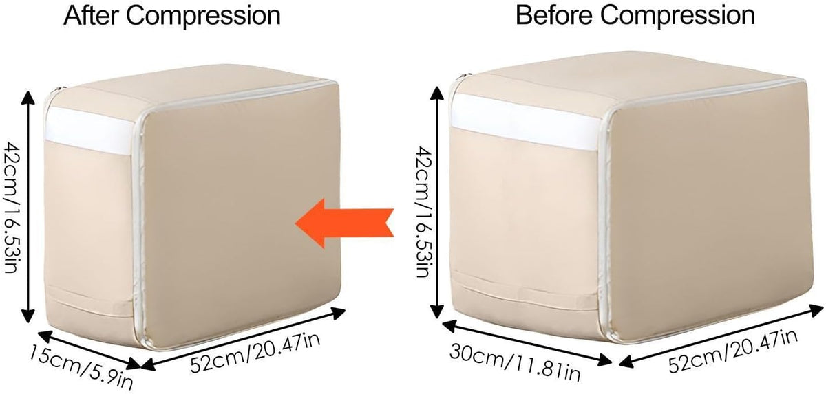 Packing Cubes for Travel | Compression Foldable Organizer Bags - Travel Multipurpose Packing Organizer, Luggage Storage Bags for Clothes, Blankets