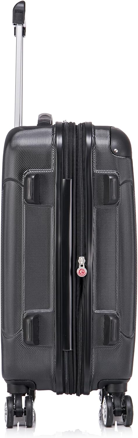 London Hardside Spinner Wheel Luggage, Champagne, Carry-On 20-Inch, 22"X13. 5"x10" (with wheels)