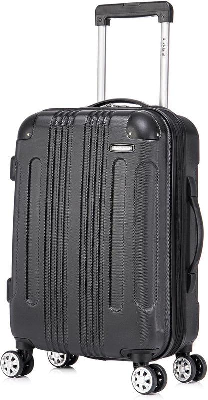 London Hardside Spinner Wheel Luggage, Champagne, Carry-On 20-Inch, 22"X13. 5"x10" (with wheels)