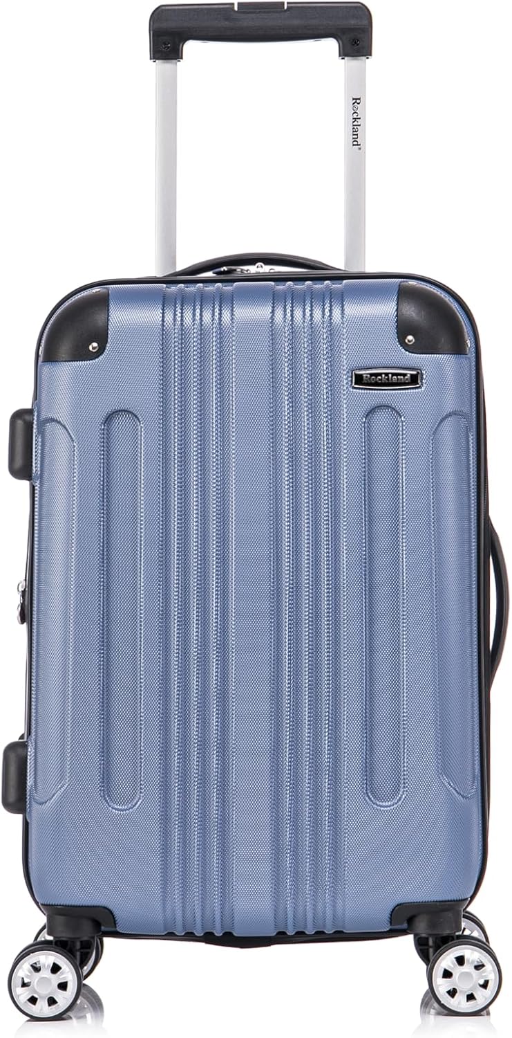London Hardside Spinner Wheel Luggage, Champagne, Carry-On 20-Inch, 22"X13. 5"x10" (with wheels)