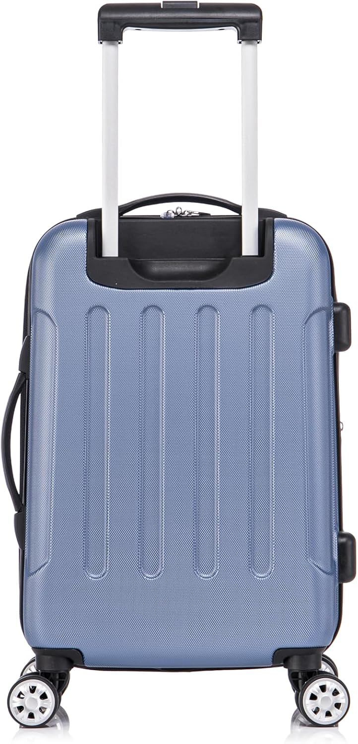 London Hardside Spinner Wheel Luggage, Champagne, Carry-On 20-Inch, 22"X13. 5"x10" (with wheels)