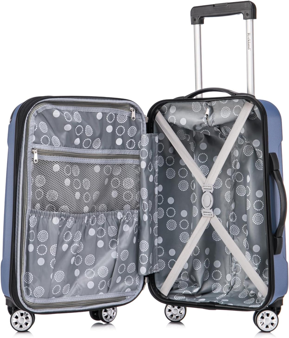 London Hardside Spinner Wheel Luggage, Champagne, Carry-On 20-Inch, 22"X13. 5"x10" (with wheels)