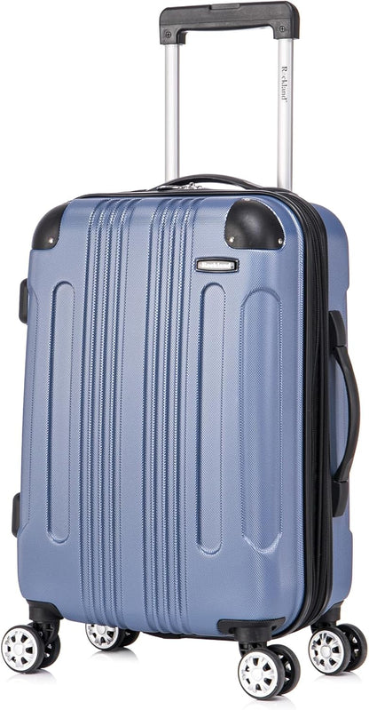 London Hardside Spinner Wheel Luggage, Champagne, Carry-On 20-Inch, 22"X13. 5"x10" (with wheels)