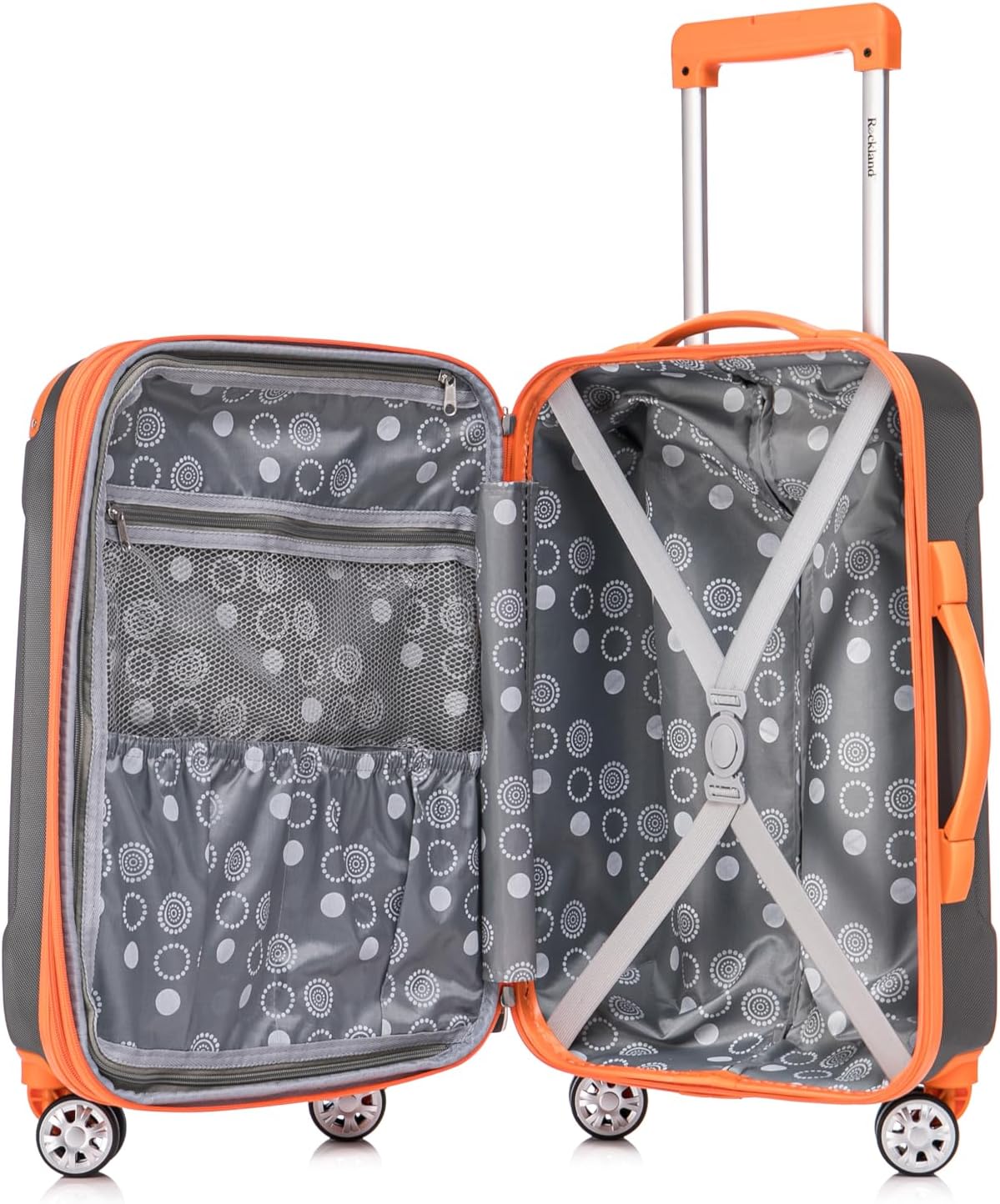 London Hardside Spinner Wheel Luggage, Champagne, Carry-On 20-Inch, 22"X13. 5"x10" (with wheels)