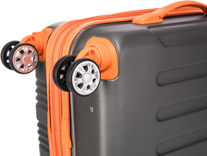 London Hardside Spinner Wheel Luggage, Champagne, Carry-On 20-Inch, 22"X13. 5"x10" (with wheels)