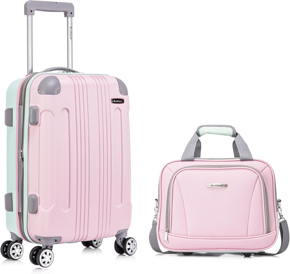 London Hardside Spinner Wheel Luggage, Champagne, Carry-On 20-Inch, 22"X13. 5"x10" (with wheels)