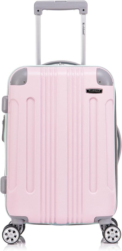 London Hardside Spinner Wheel Luggage, Champagne, Carry-On 20-Inch, 22"X13. 5"x10" (with wheels)