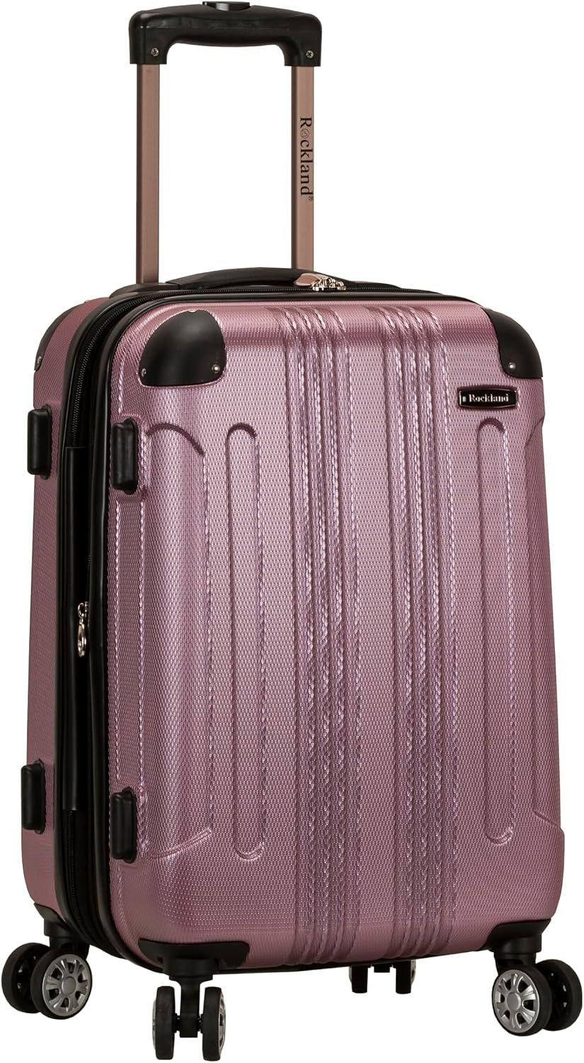 London Hardside Spinner Wheel Luggage, Champagne, Carry-On 20-Inch, 22"X13. 5"x10" (with wheels)