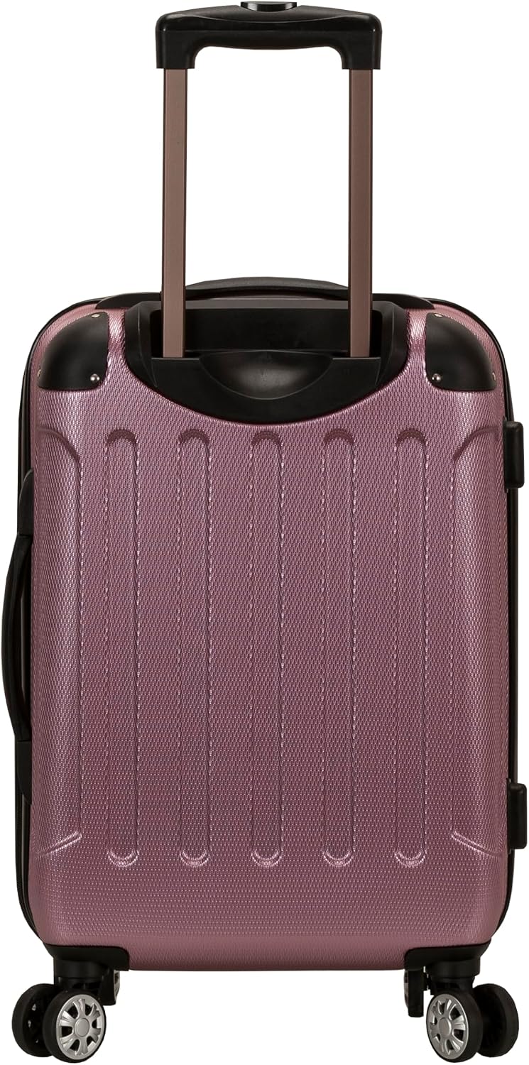 London Hardside Spinner Wheel Luggage, Champagne, Carry-On 20-Inch, 22"X13. 5"x10" (with wheels)