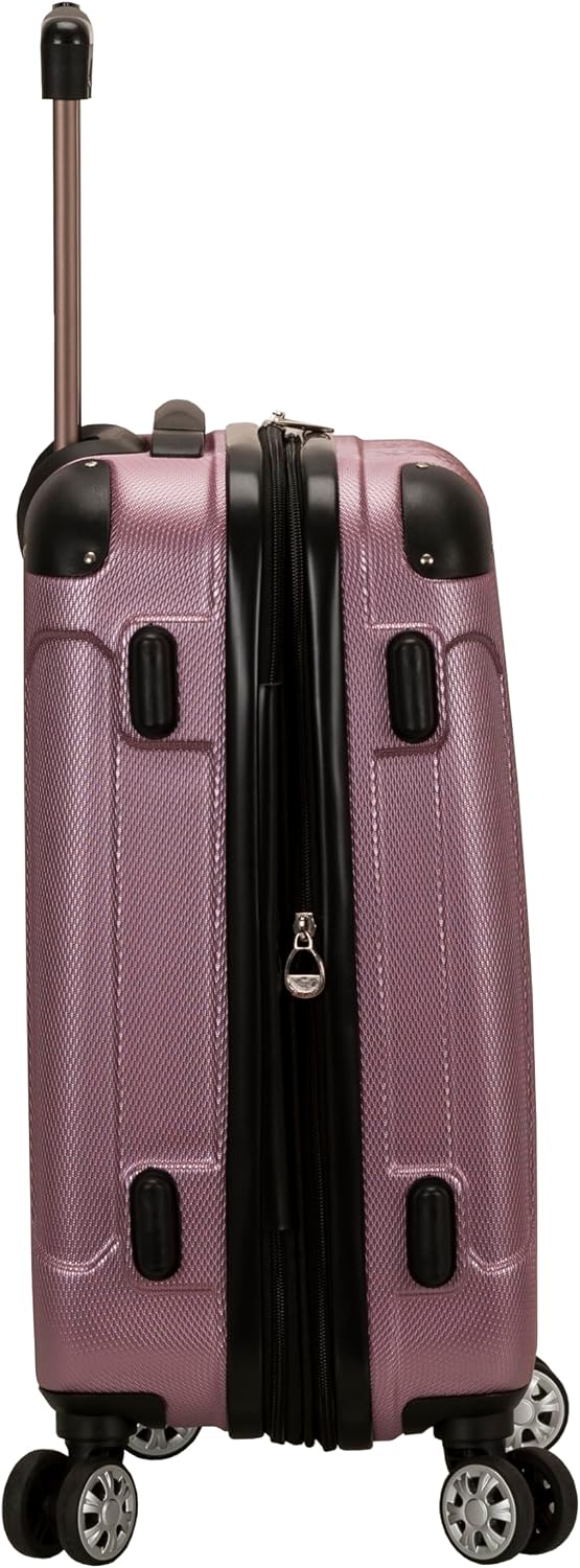 London Hardside Spinner Wheel Luggage, Champagne, Carry-On 20-Inch, 22"X13. 5"x10" (with wheels)