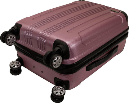 London Hardside Spinner Wheel Luggage, Champagne, Carry-On 20-Inch, 22"X13. 5"x10" (with wheels)