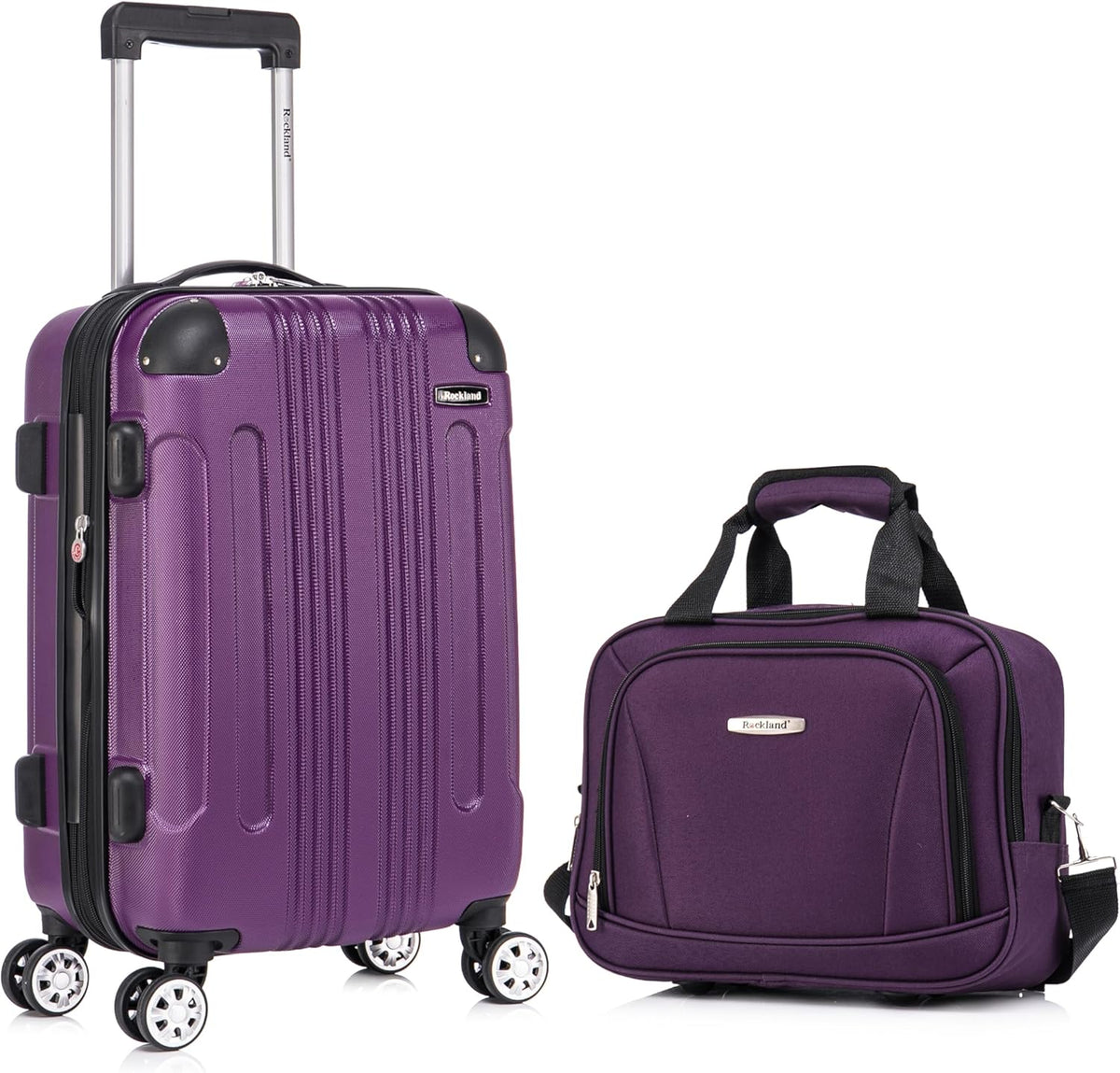 London Hardside Spinner Wheel Luggage, Champagne, Carry-On 20-Inch, 22"X13. 5"x10" (with wheels)