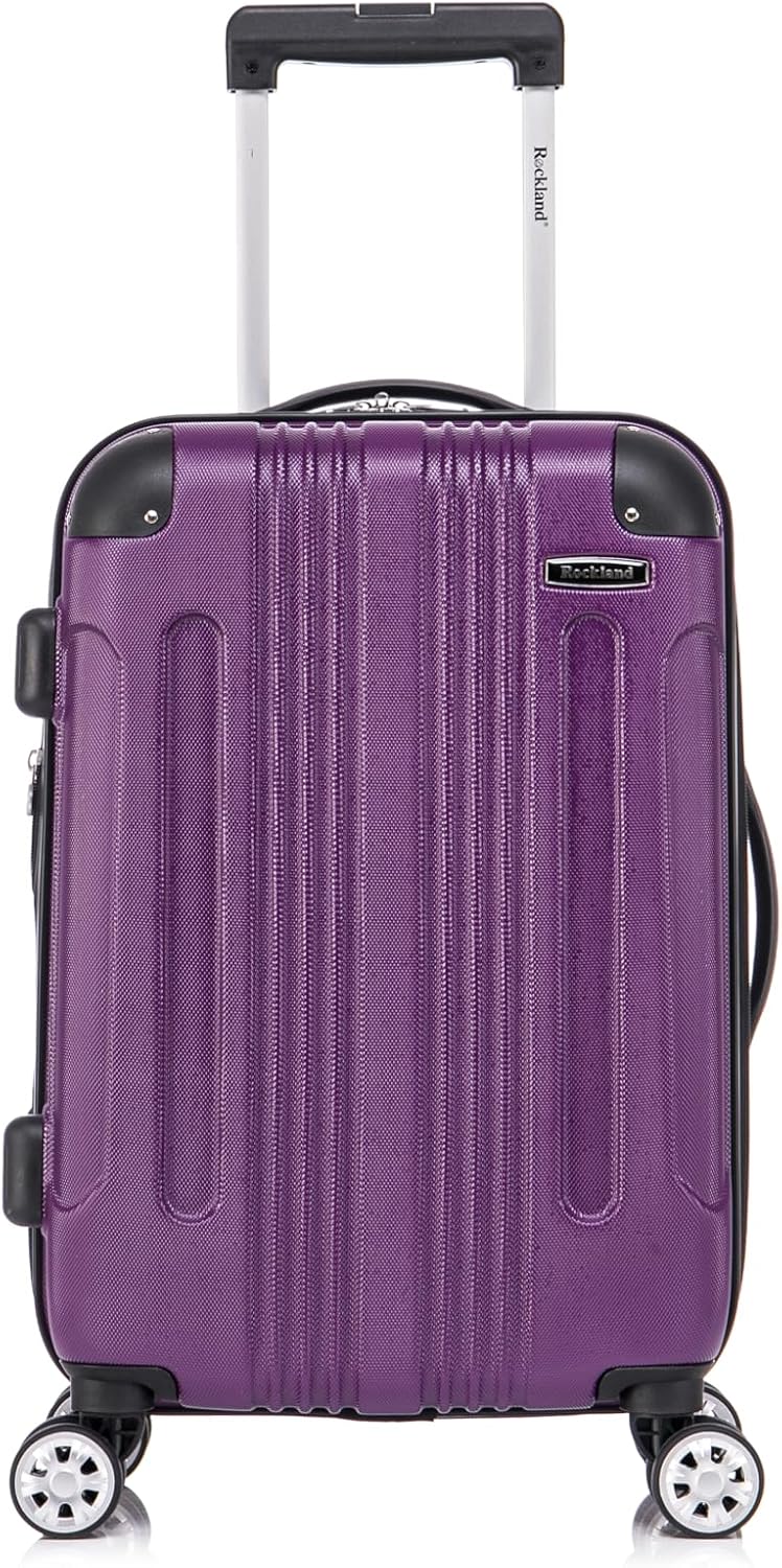 London Hardside Spinner Wheel Luggage, Champagne, Carry-On 20-Inch, 22"X13. 5"x10" (with wheels)