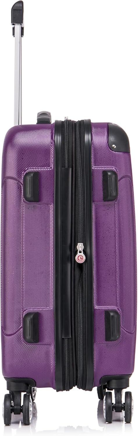London Hardside Spinner Wheel Luggage, Champagne, Carry-On 20-Inch, 22"X13. 5"x10" (with wheels)
