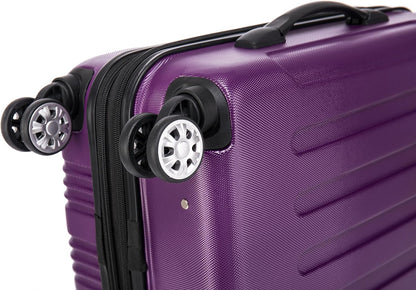 London Hardside Spinner Wheel Luggage, Champagne, Carry-On 20-Inch, 22"X13. 5"x10" (with wheels)