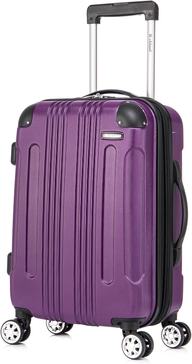 London Hardside Spinner Wheel Luggage, Champagne, Carry-On 20-Inch, 22"X13. 5"x10" (with wheels)