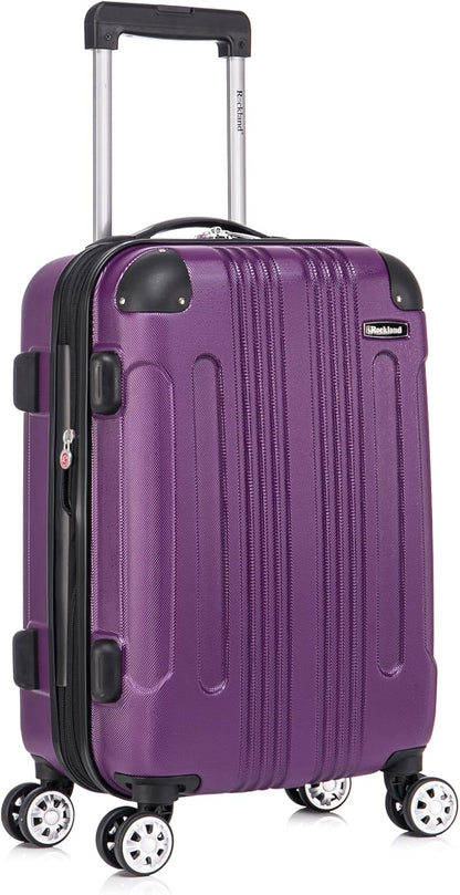 London Hardside Spinner Wheel Luggage, Champagne, Carry-On 20-Inch, 22"X13. 5"x10" (with wheels)