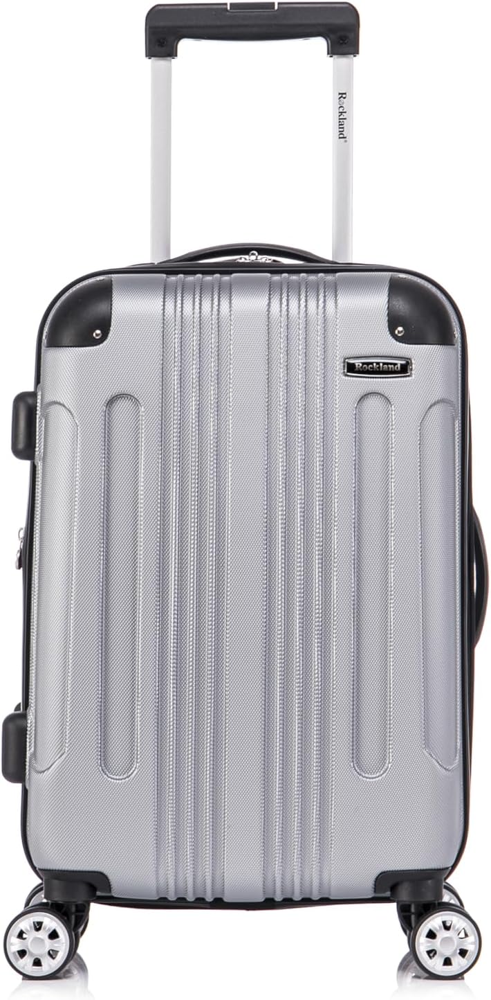 London Hardside Spinner Wheel Luggage, Champagne, Carry-On 20-Inch, 22"X13. 5"x10" (with wheels)