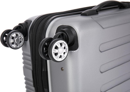London Hardside Spinner Wheel Luggage, Champagne, Carry-On 20-Inch, 22"X13. 5"x10" (with wheels)