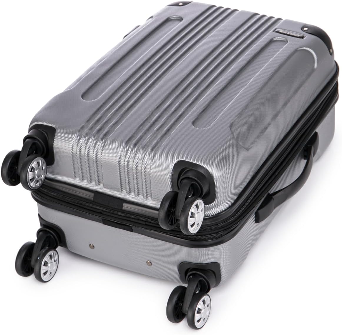 London Hardside Spinner Wheel Luggage, Champagne, Carry-On 20-Inch, 22"X13. 5"x10" (with wheels)