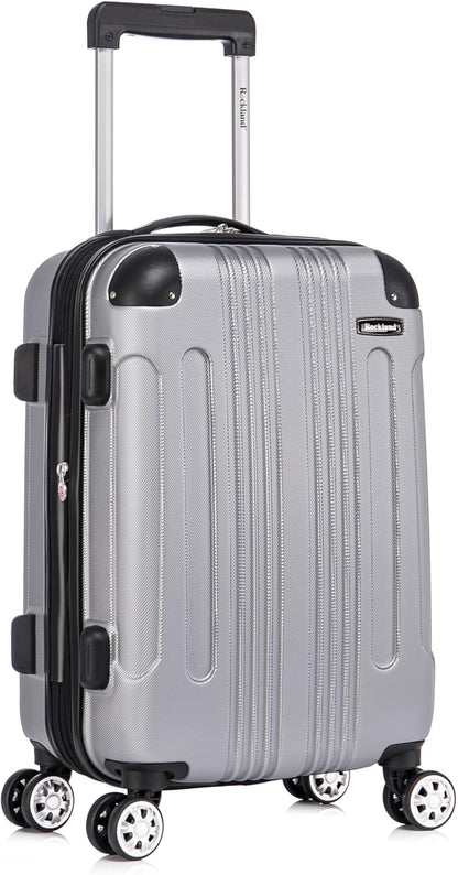 London Hardside Spinner Wheel Luggage, Champagne, Carry-On 20-Inch, 22"X13. 5"x10" (with wheels)