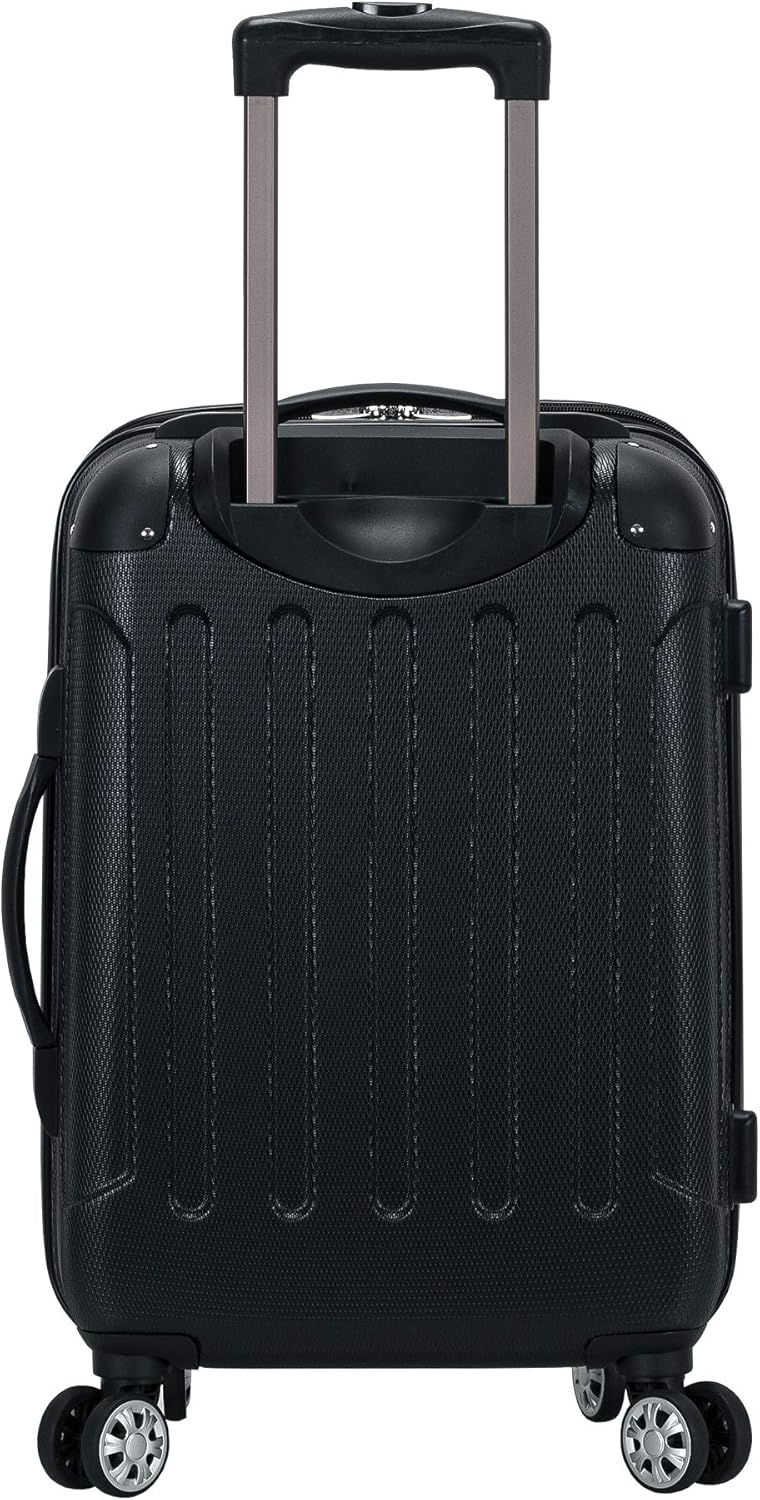 London Hardside Spinner Wheel Luggage, Champagne, Carry-On 20-Inch, 22"X13. 5"x10" (with wheels)